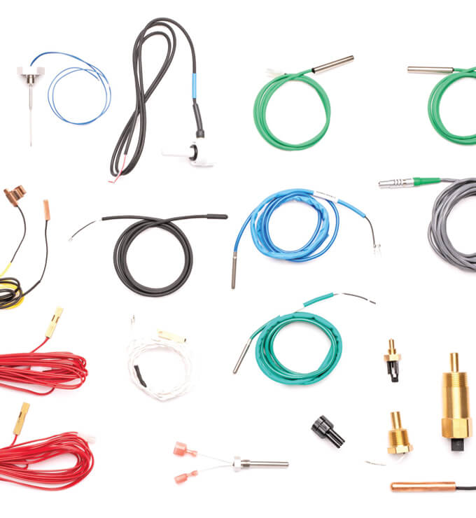 Temperature Probes viewed from above